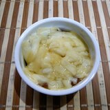納豆と玉ねぎのチーズ焼き